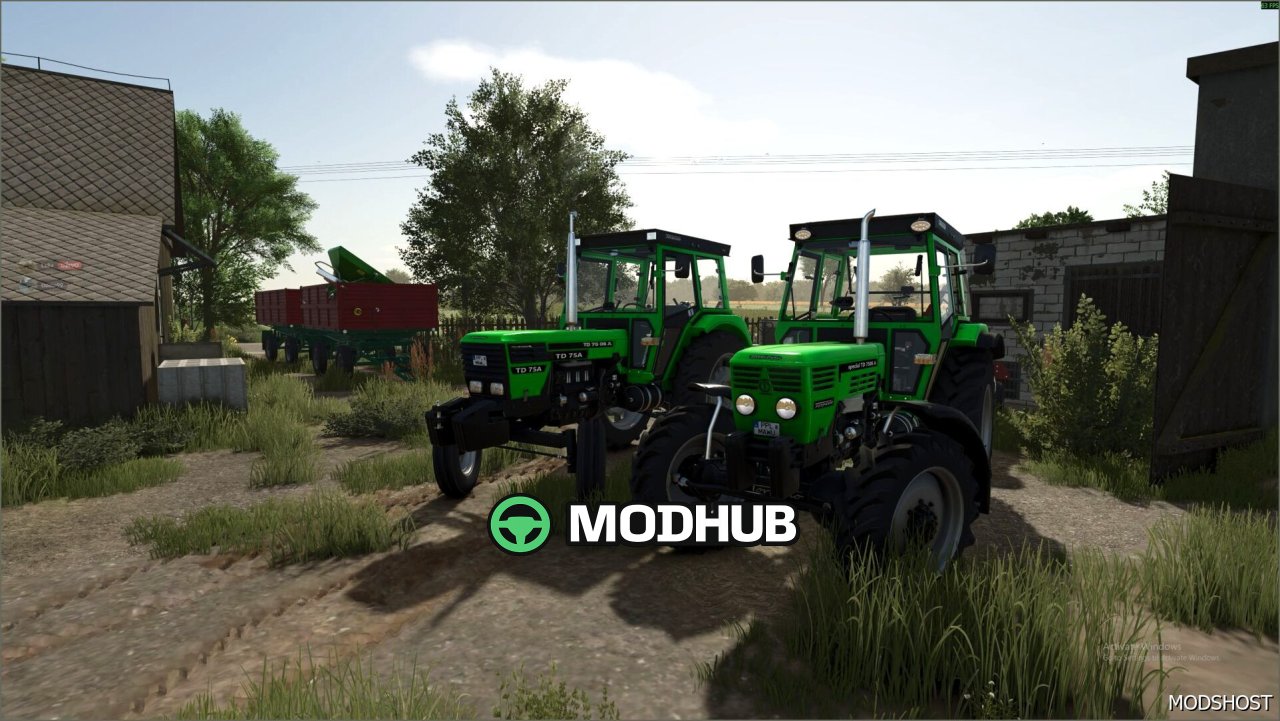 Трактор Torpedo 7506 для Farming Simulator 25