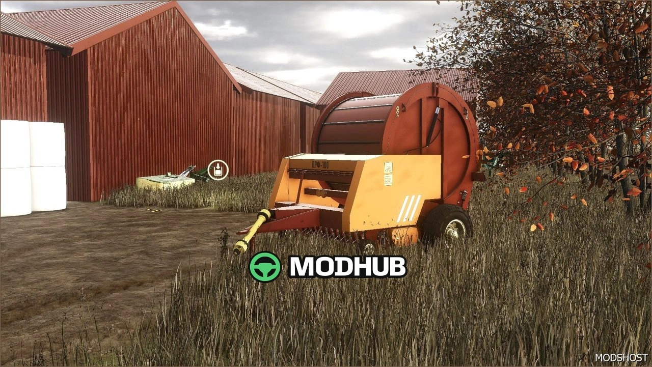 Мод обгортки тюків PR F 180 для Farming Simulator 25