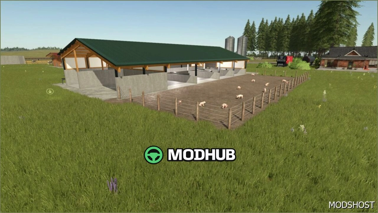 Будівлі Hoermann Animals Pack V1.6 для Farming Simulator 25