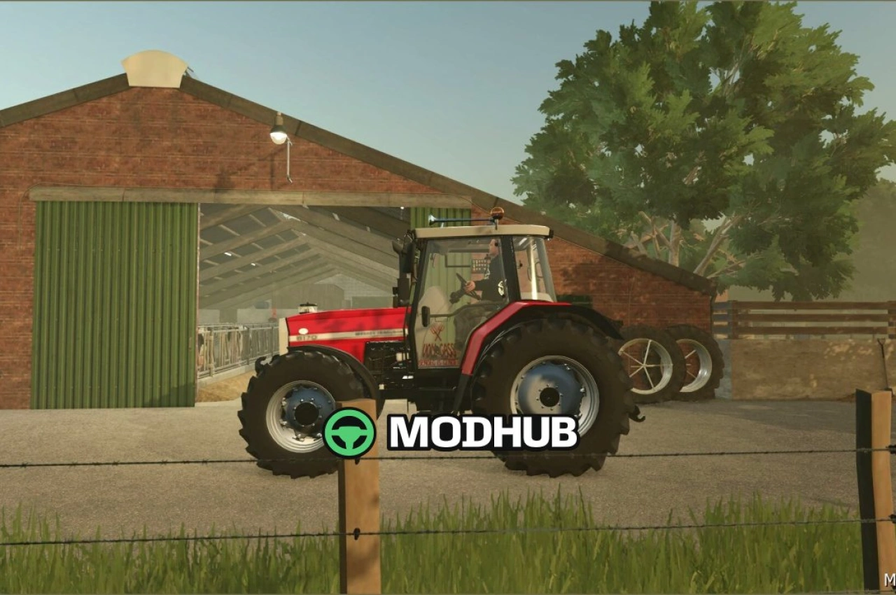 Трактор Massey Ferguson 6170 Edit для Farming Simulator 25 — 2