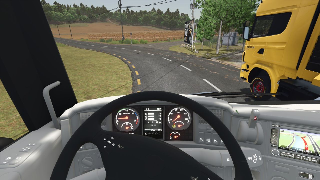 Ciężarówka Scania TGX Cat do Farming Simulator 25
