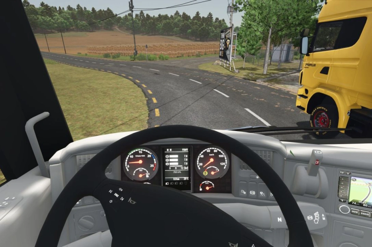 Ciężarówka Scania TGX Cat do Farming Simulator 25 — 3