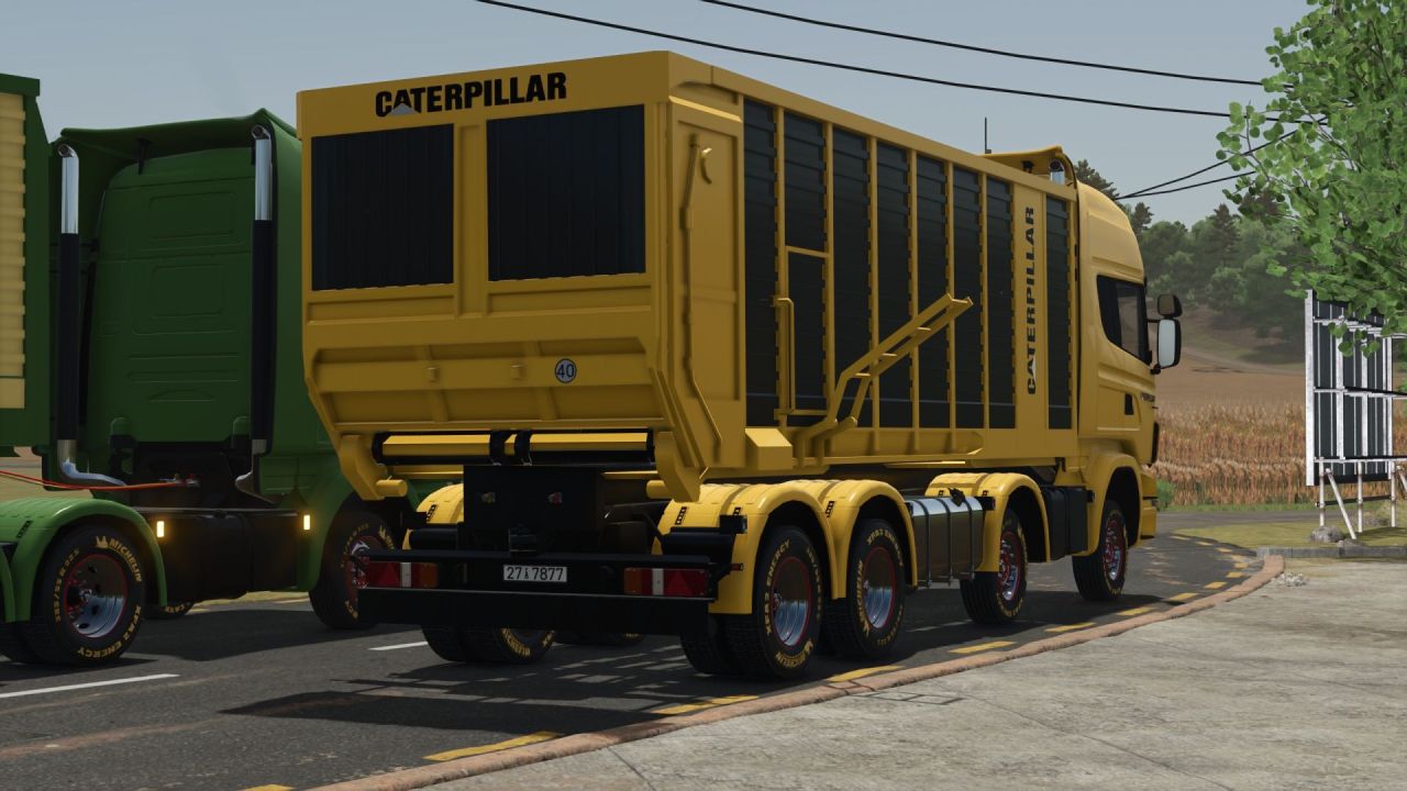 Ciężarówka Scania TGX Cat do Farming Simulator 25