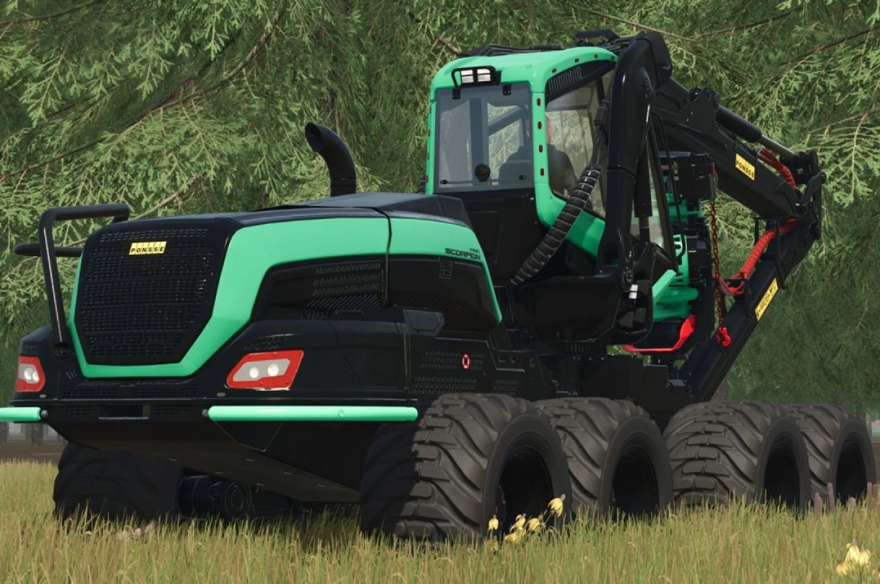 Лісозаготівельна машина Ponsse Scorpion King для Farming Simulator 25 — 6