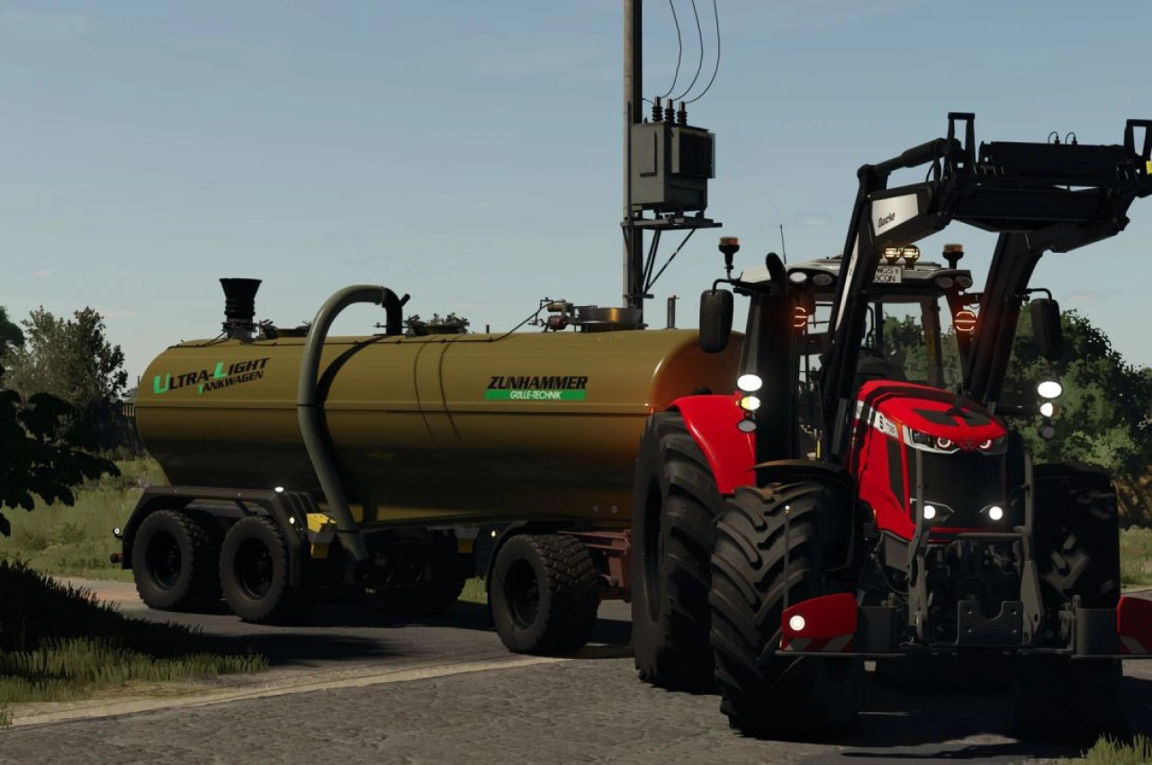 Розкидач гною Zunhammer ULT 24 для Farming Simulator 25 — 4
