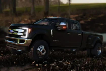Leistungsstarker Pickup 2017 Ford F350 KR DRW (Dually) für Farming Simulator 25