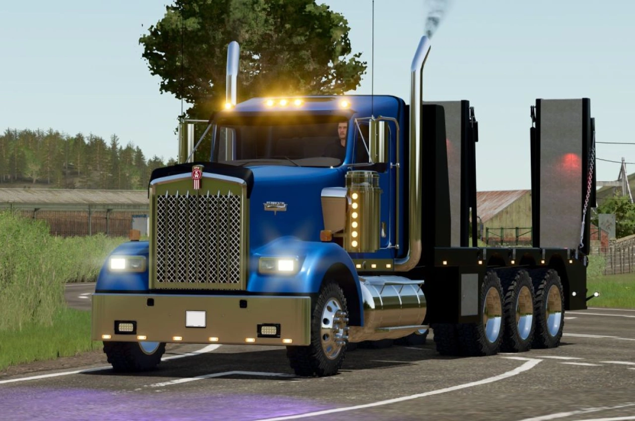 Вантажівка Kenworth W900 для Farming Simulator 25 — 1