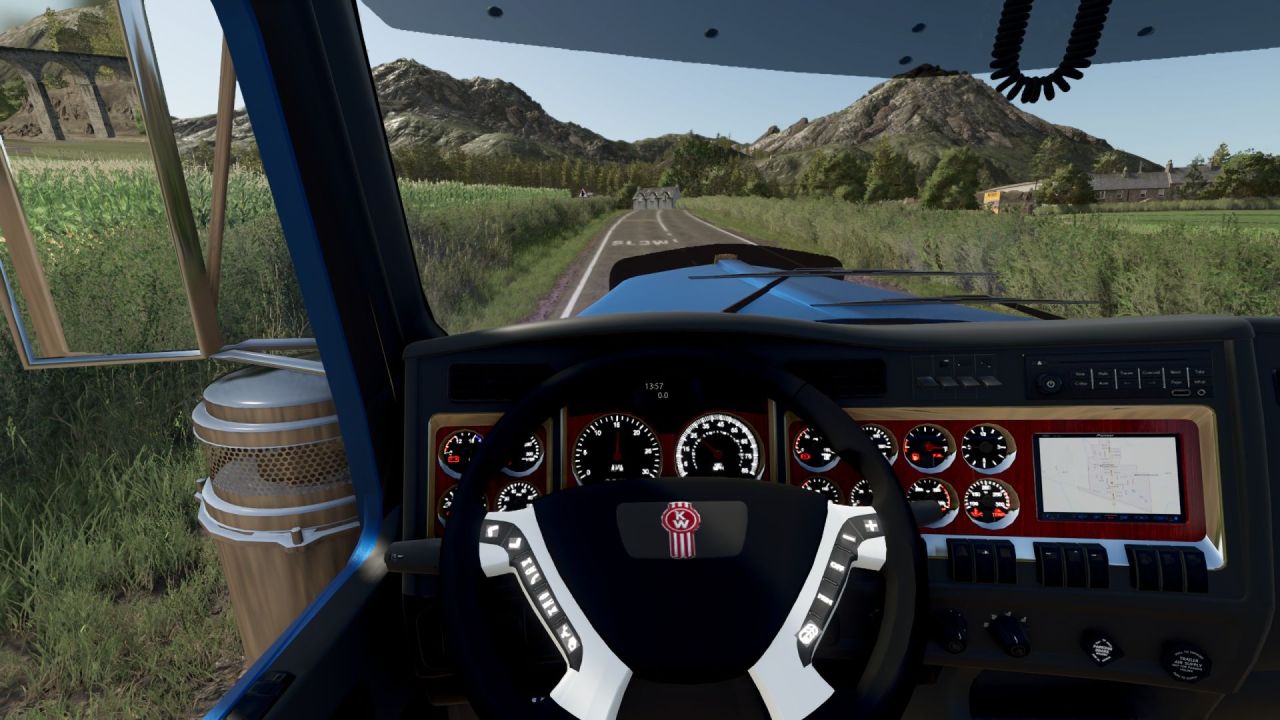 Вантажівка Kenworth W900 для Farming Simulator 25