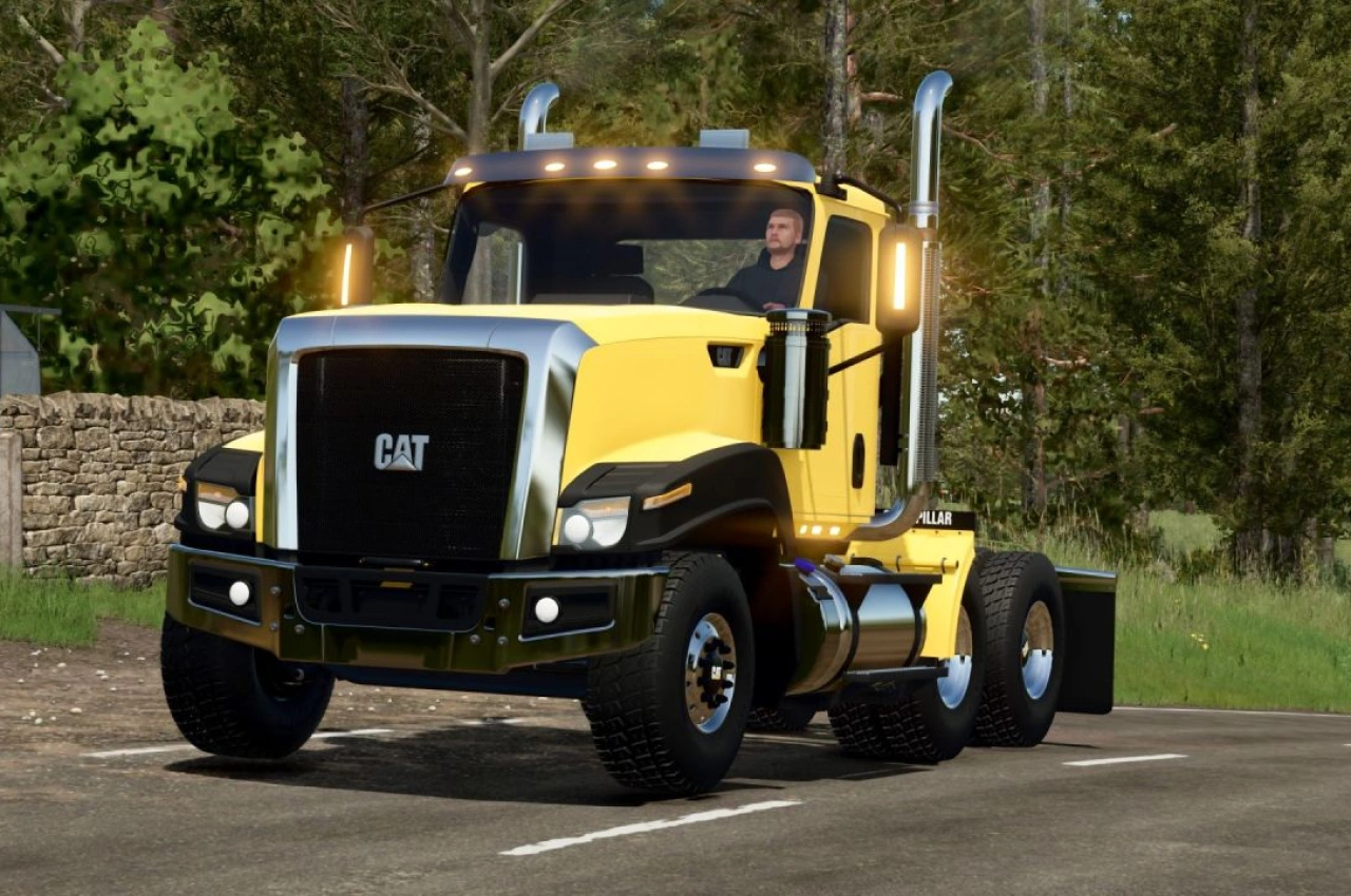 Вантажівка Cat CT660 для Farming Simulator 25 — 1