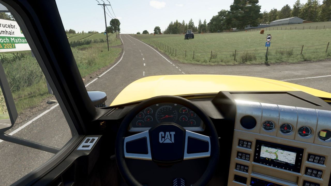 Вантажівка Cat CT660 для Farming Simulator 25