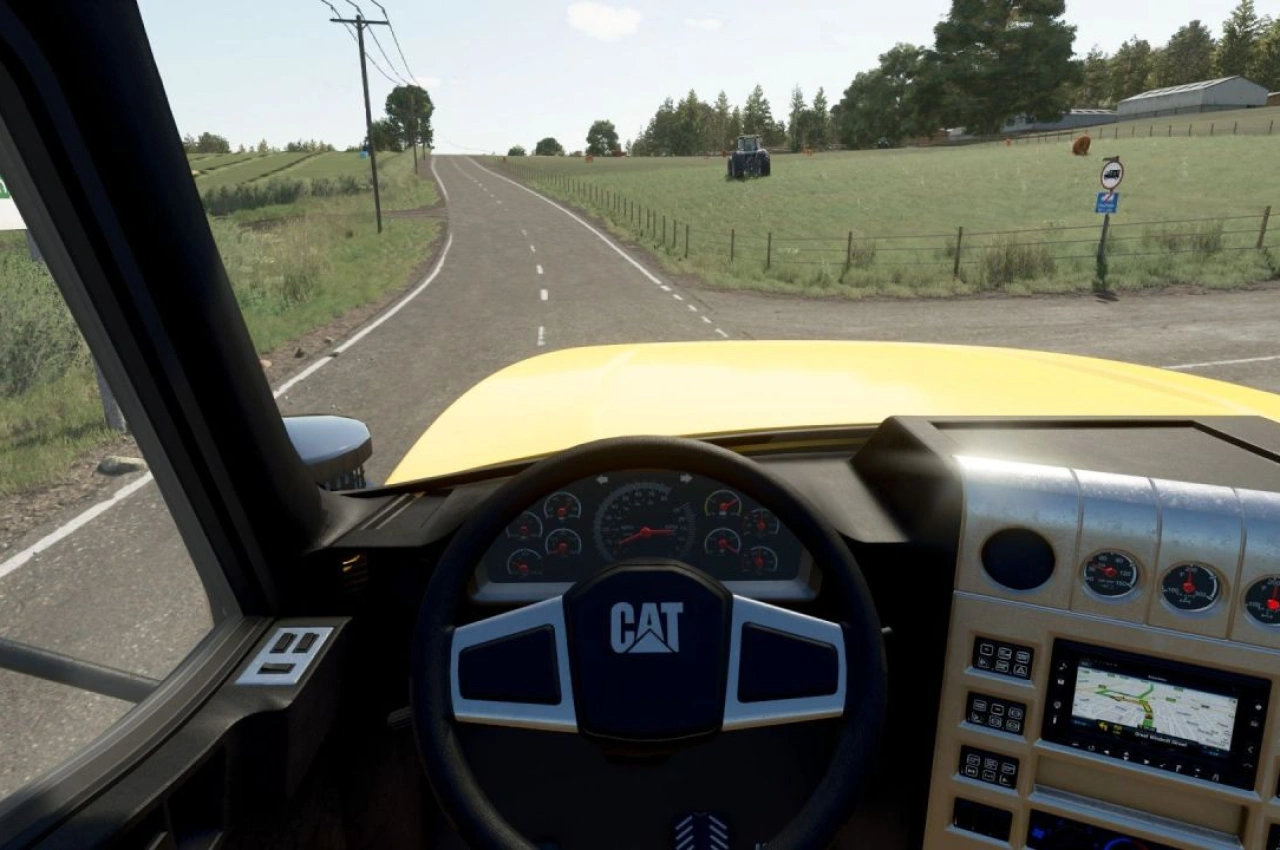 Вантажівка Cat CT660 для Farming Simulator 25 — 2