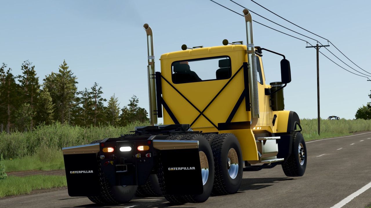 Вантажівка Cat CT660 для Farming Simulator 25