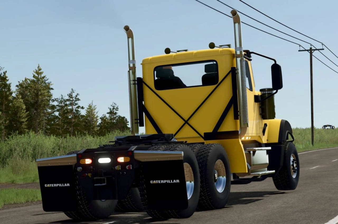 Вантажівка Cat CT660 для Farming Simulator 25 — 3