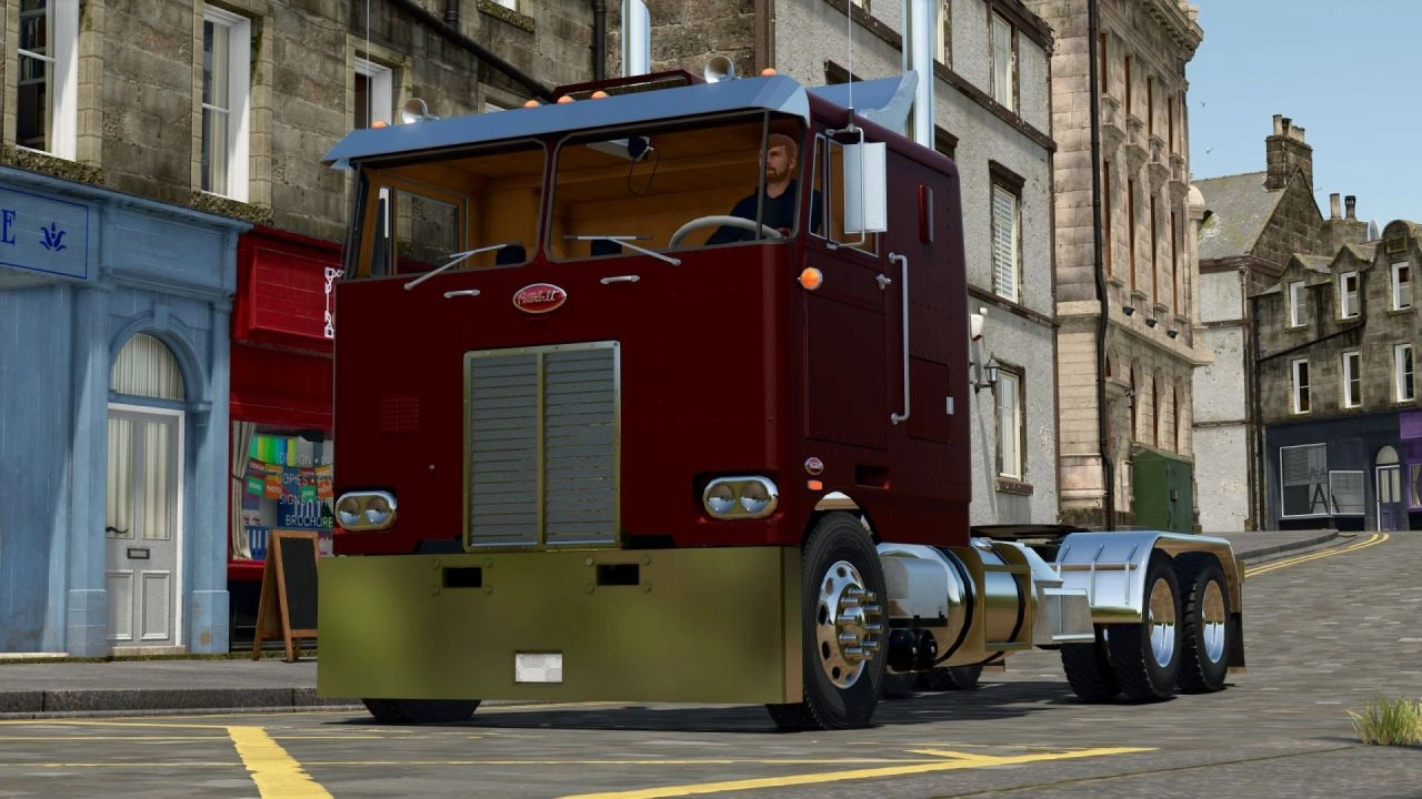 Вантажівка Peterbilt 352 Cabover для Farming Simulator 25