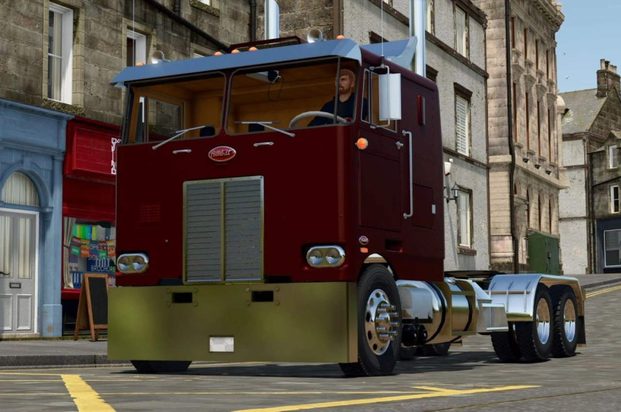 Вантажівка Peterbilt 352 Cabover для Farming Simulator 25 — 1