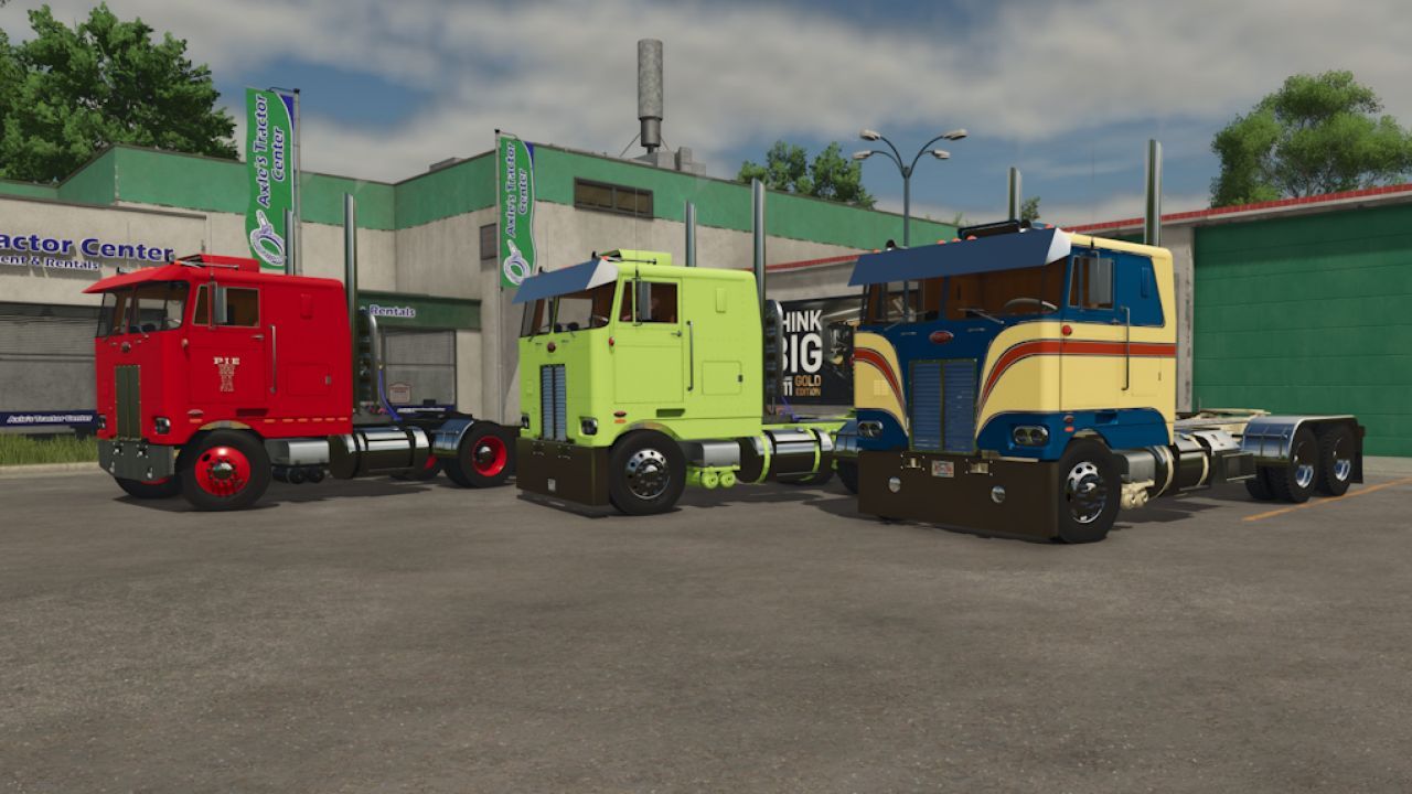 Вантажівка Peterbilt 352 Cabover для Farming Simulator 25