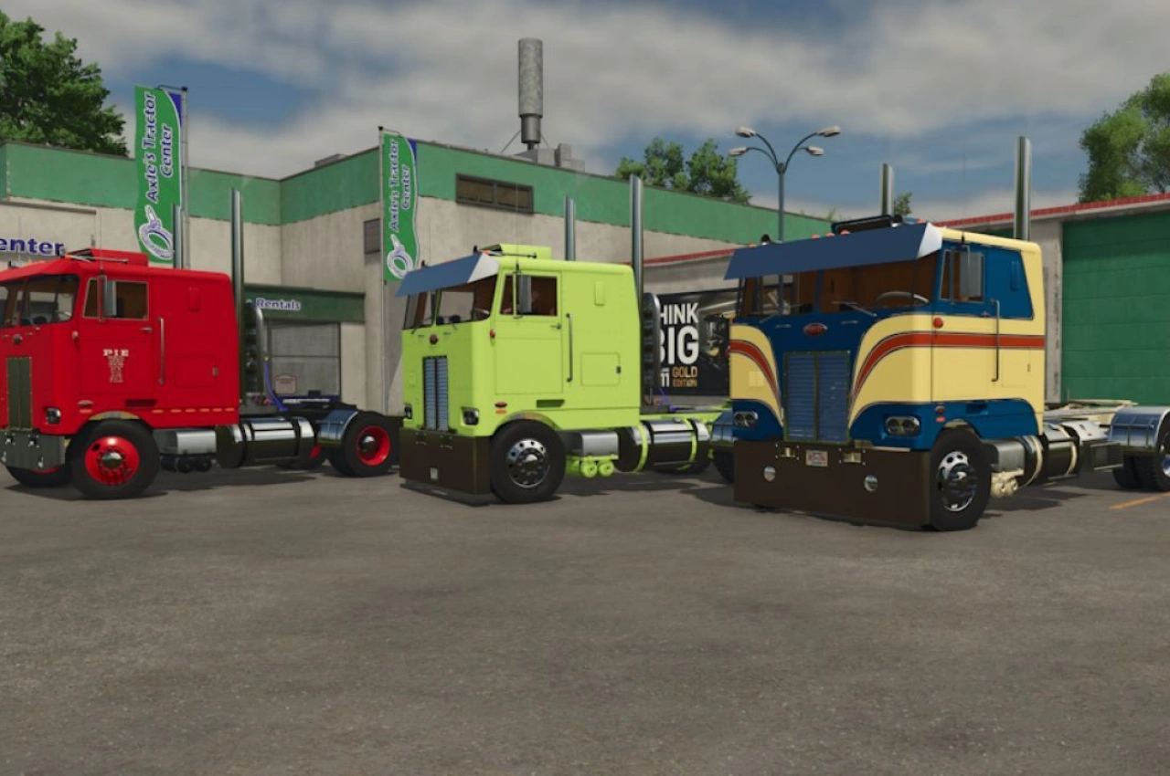 Вантажівка Peterbilt 352 Cabover для Farming Simulator 25 — 2