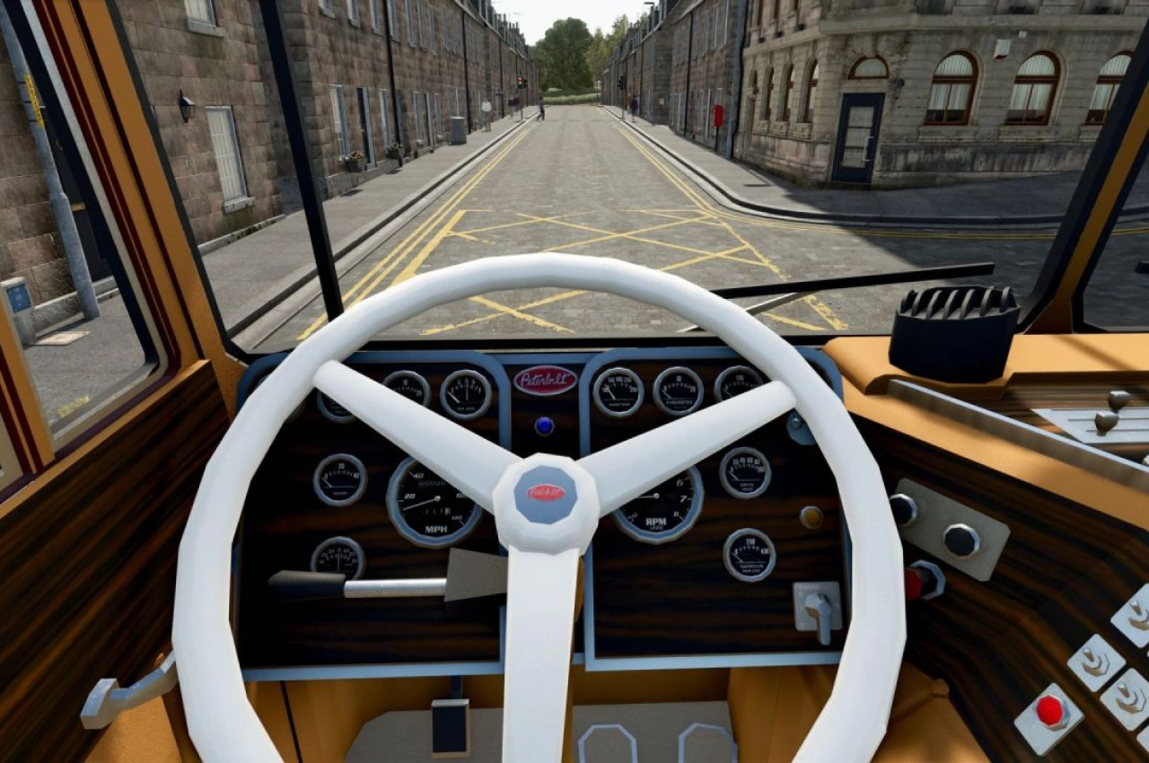 Вантажівка Peterbilt 352 Cabover для Farming Simulator 25 — 4