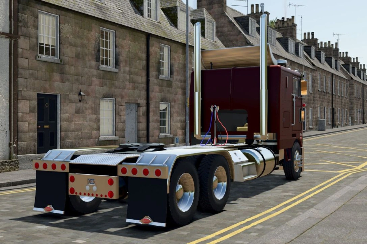 Вантажівка Peterbilt 352 Cabover для Farming Simulator 25 — 6