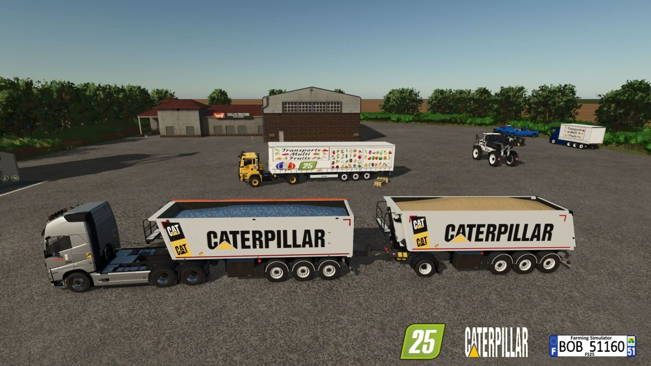 Причіп CATERPILLAR для Farming Simulator 25