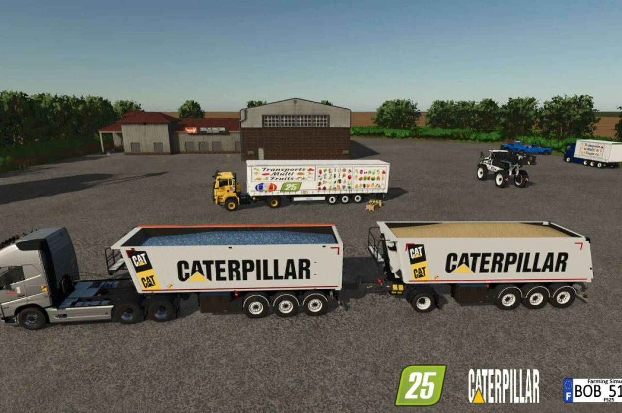 Причіп CATERPILLAR для Farming Simulator 25 — 6