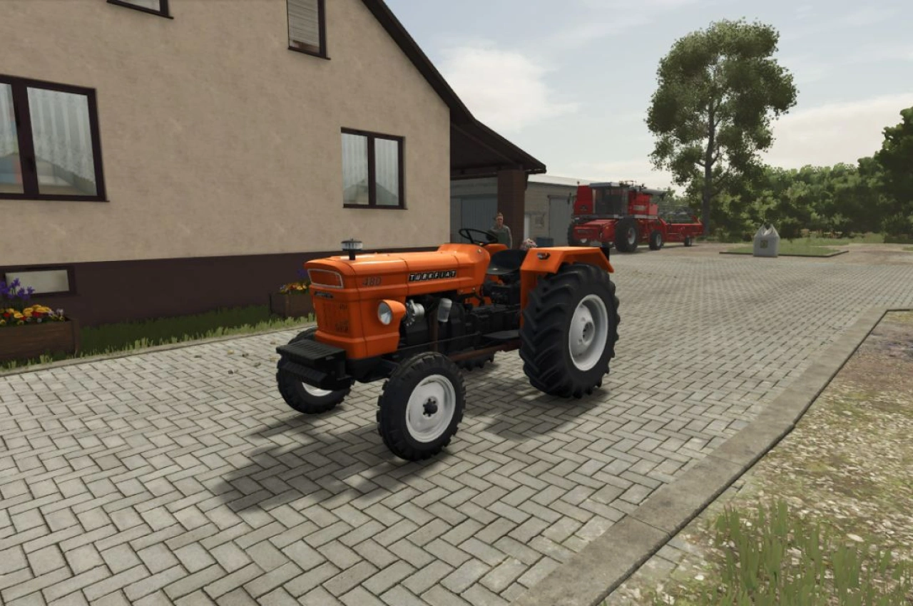 Трактор Fiat 480 для Farming Simulator 25 — 2