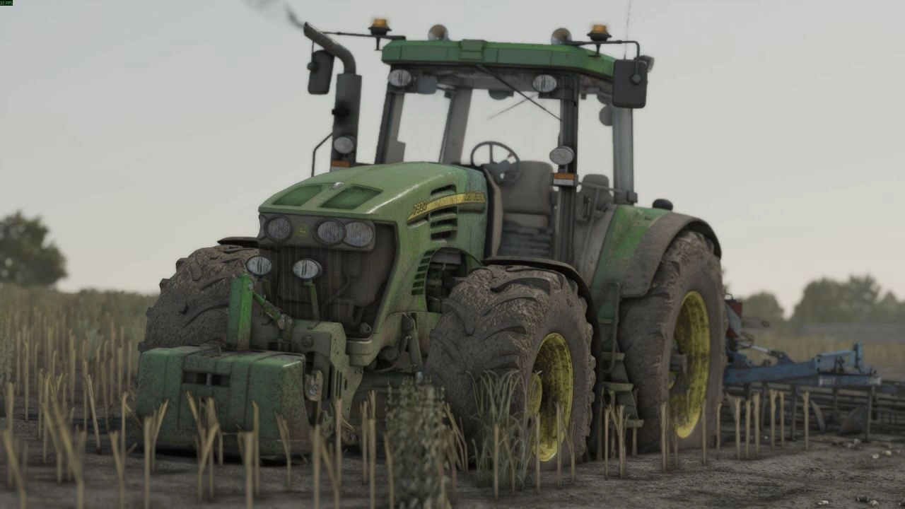 Трактор John Deere 7020 Edit для Farming Simulator 25
