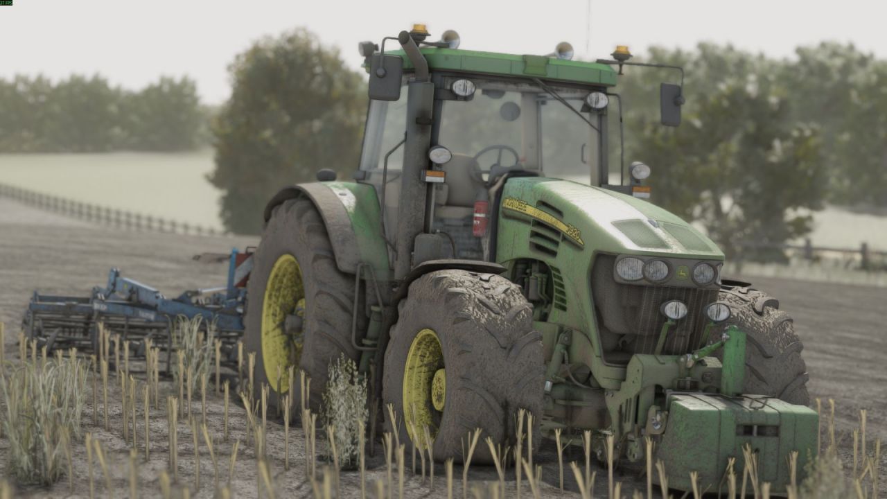 Трактор John Deere 7020 Edit для Farming Simulator 25