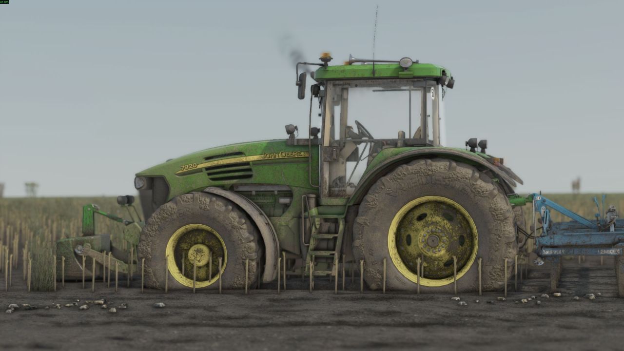 Трактор John Deere 7020 Edit для Farming Simulator 25