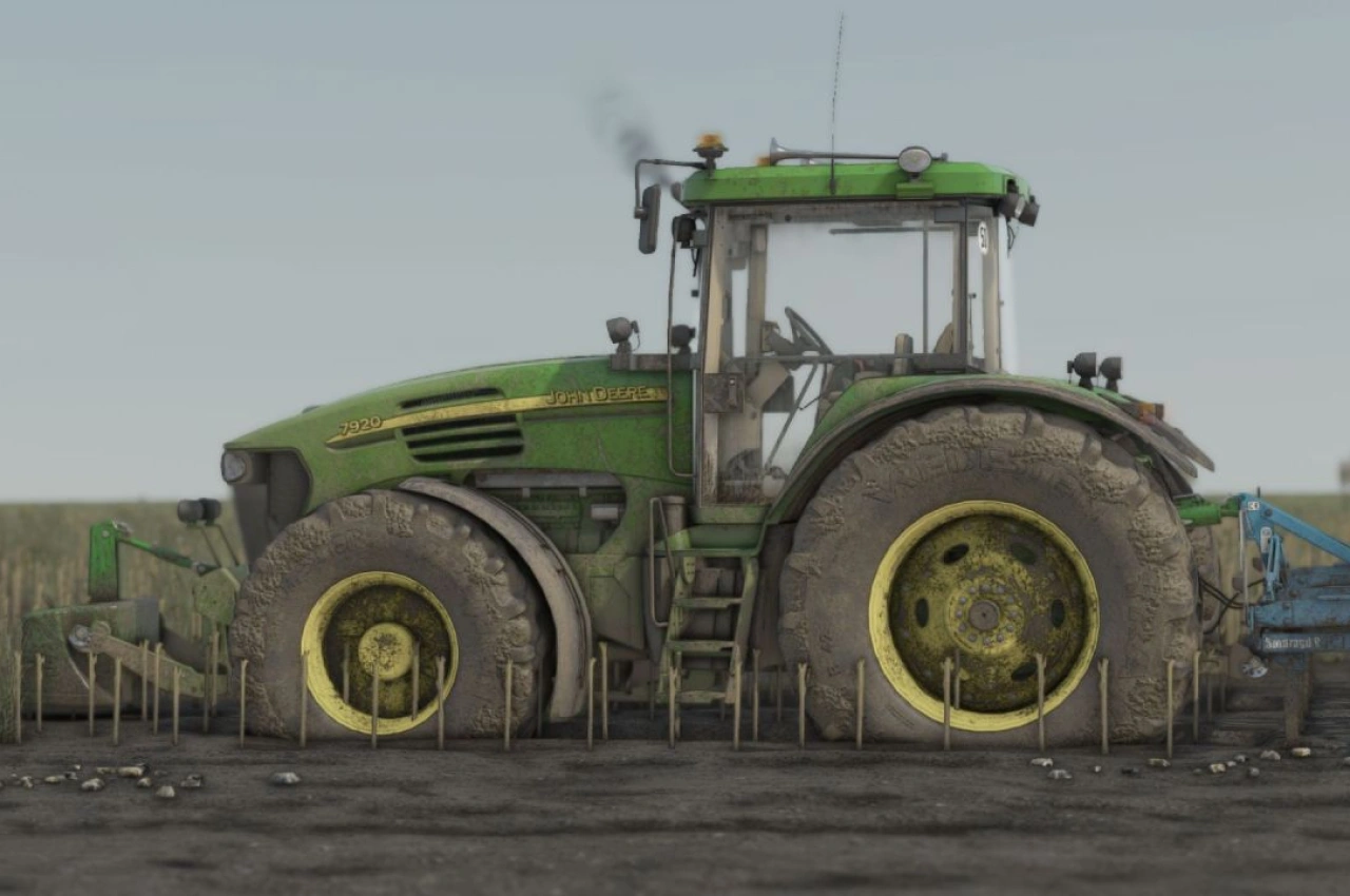 Трактор John Deere 7020 Edit для Farming Simulator 25 — 4