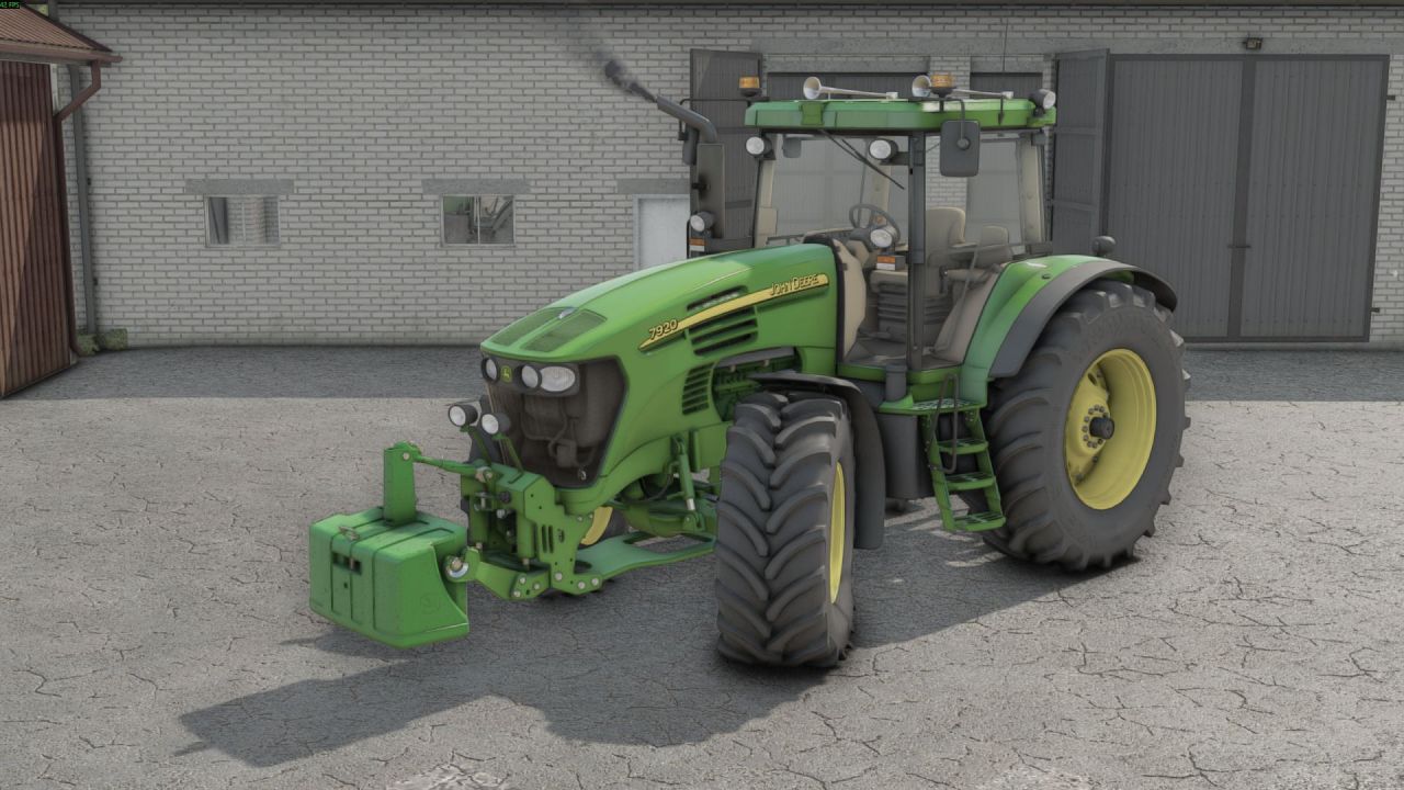 Трактор John Deere 7020 Edit для Farming Simulator 25