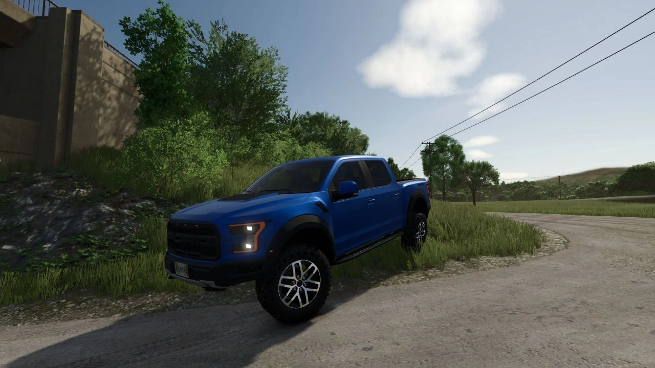 Автомобіль Ford F-150 Raptor Supercrew 2017 для Farming Simulator 25