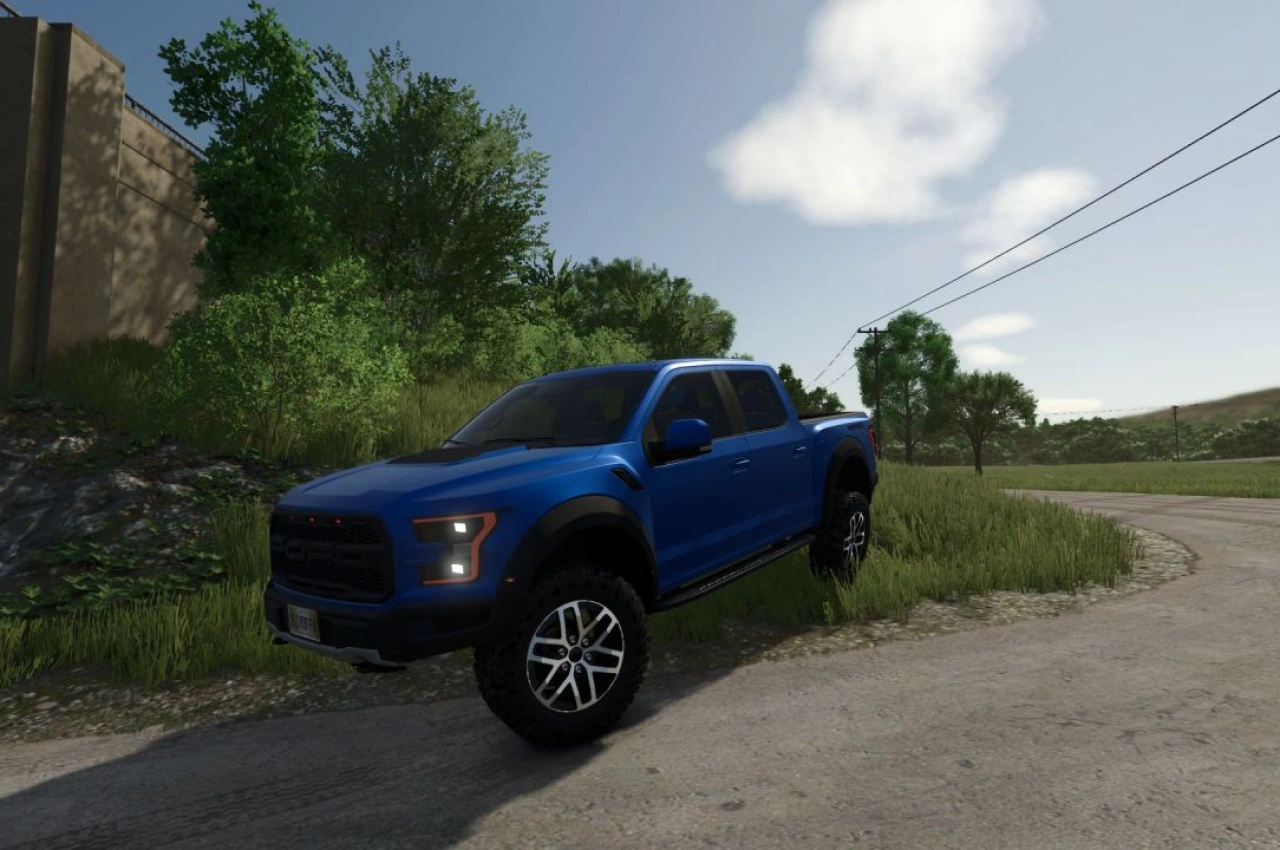 Автомобіль Ford F-150 Raptor Supercrew 2017 для Farming Simulator 25 — 1