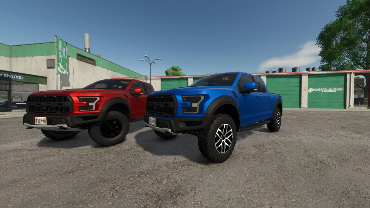 Автомобіль Ford F-150 Raptor Supercrew 2017 для Farming Simulator 25