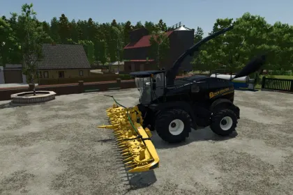 Tractor New Holland Black Edition for Farming Simulator 25 — 4