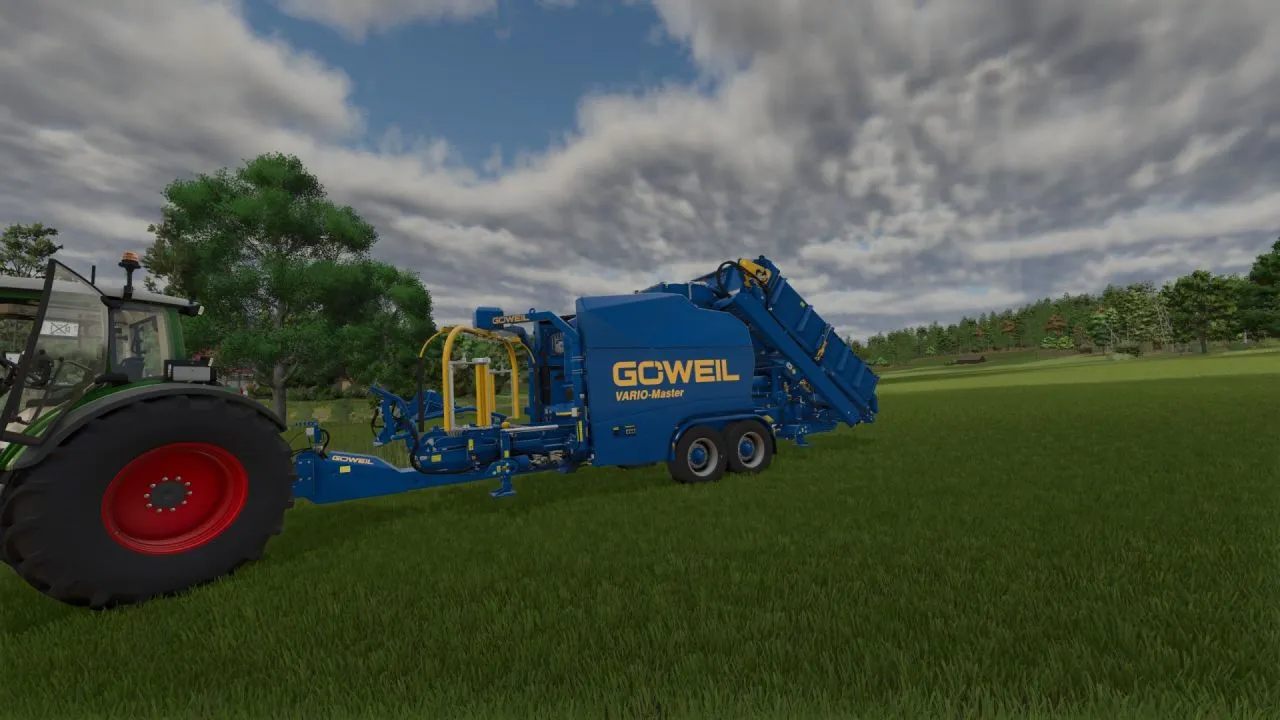 Efektywny Göweil Vario-Master V140 z Kamerami do Precyzyjnej Pracy w FS25