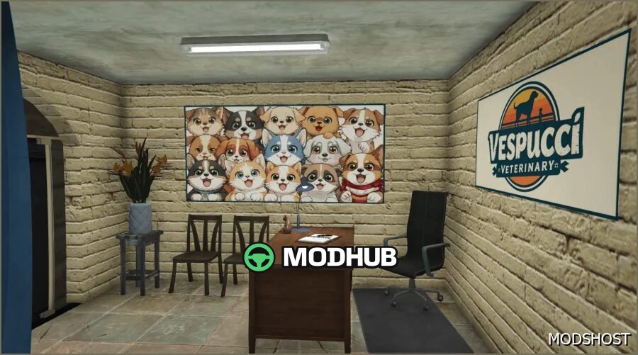 Будівля Ветеринарна клініка Vespucci для GTA 5