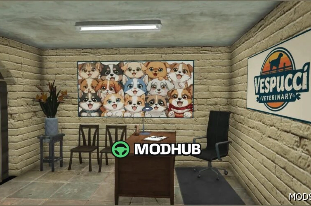 Будівля Ветеринарна клініка Vespucci для GTA 5 — 3