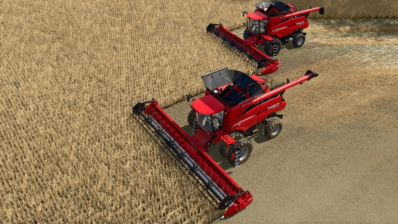 Збиральний агрегат Case IH 3020 Terraflex для Farming Simulator 25