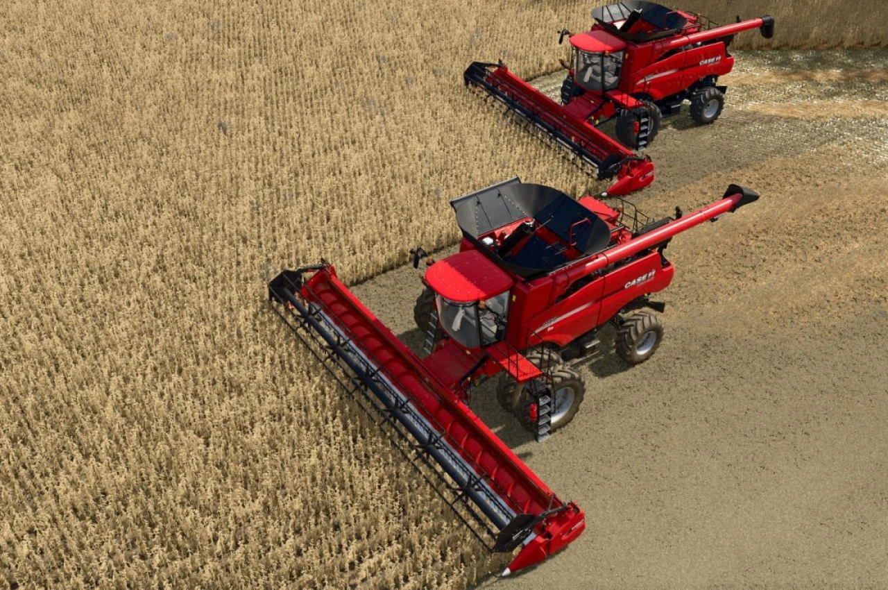 Збиральний агрегат Case IH 3020 Terraflex для Farming Simulator 25 — 1