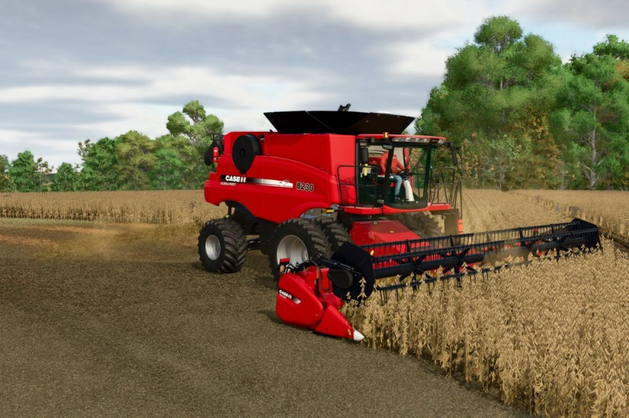 Збиральний агрегат Case IH 3020 Terraflex для Farming Simulator 25 — 5