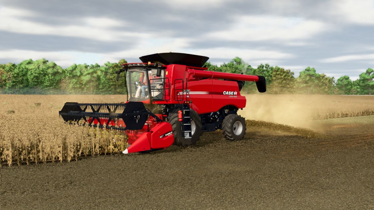 Збиральний агрегат Case IH 3020 Terraflex для Farming Simulator 25
