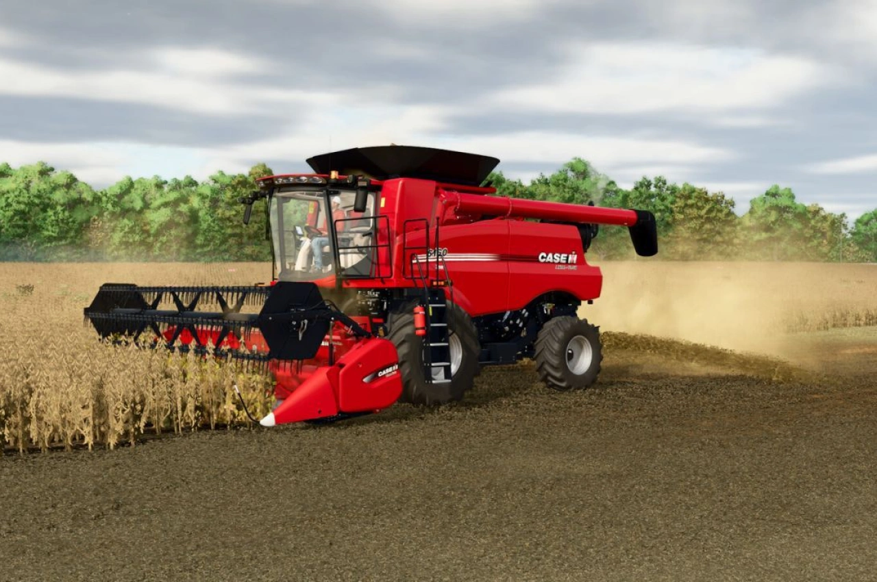 Збиральний агрегат Case IH 3020 Terraflex для Farming Simulator 25 — 6