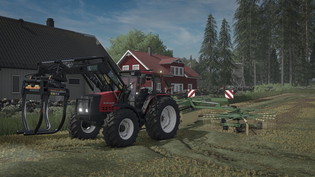 Трактор Valmet 6400 для Farming Simulator 25