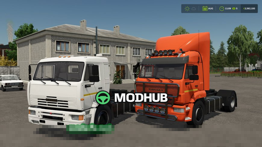 Mod für Lkw Kamaz 5460 v1012 für Farming Simulator 25