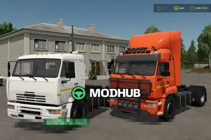 Mod für Lkw Kamaz 5460 v1012 für Farming Simulator 25 — 3