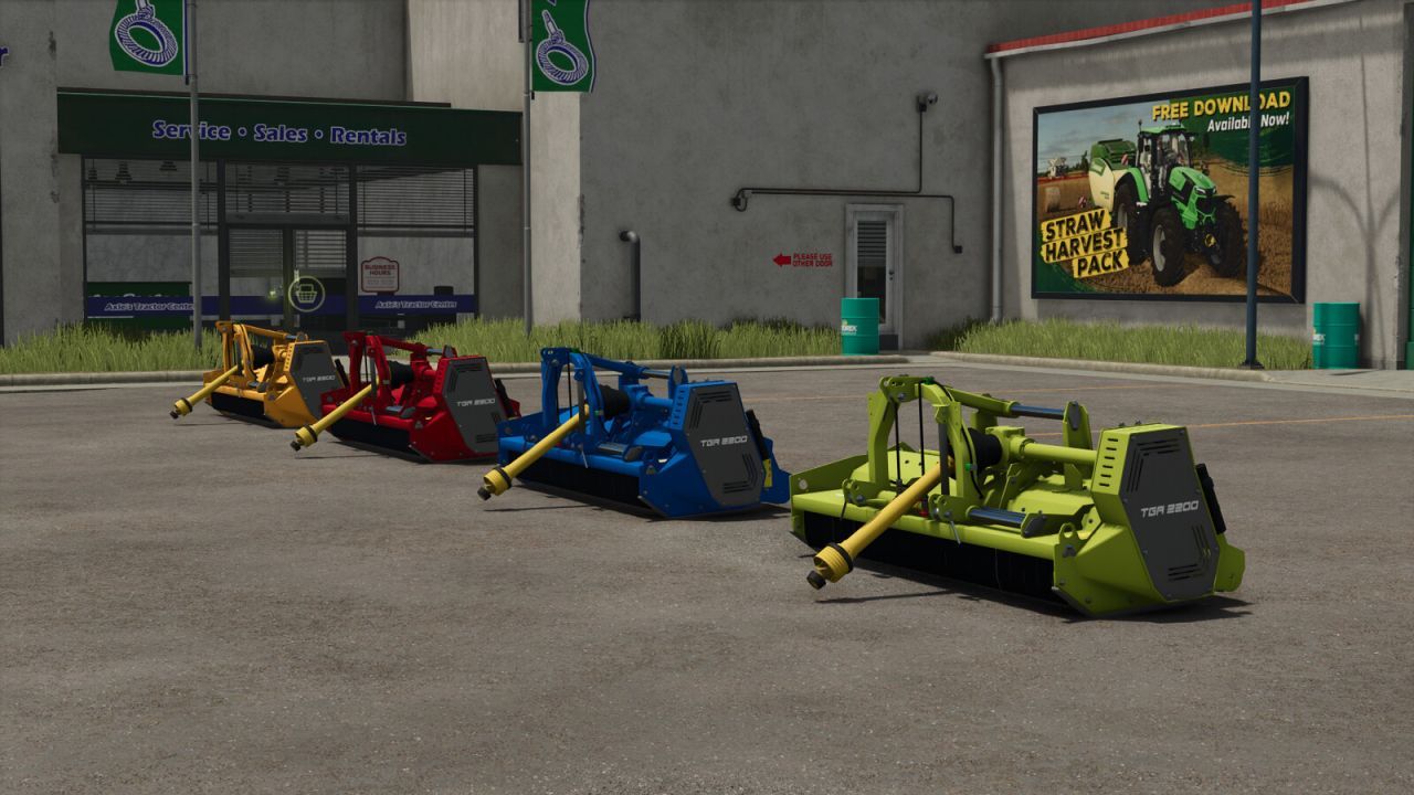 Подрібнювач Lizard TGA 2200 для Farming Simulator 25