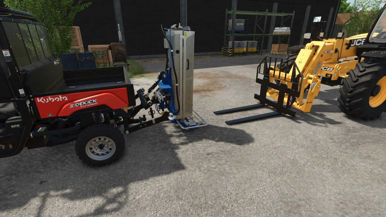 Трактор Isaria Scout з піддоном для Farming Simulator 25