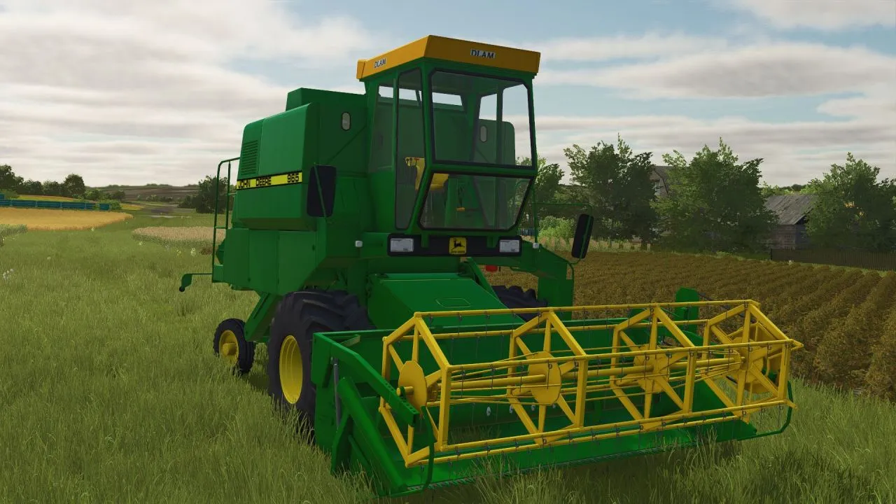 Легендарний Комбайн John Deere 965 для Farming Simulator 25 — 120 к.с. та Жатки 3.45/4.25 м