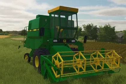 Легендарний Комбайн John Deere 965 для Farming Simulator 25 — 120 к.с. та Жатки 3.45/4.25 м — 1